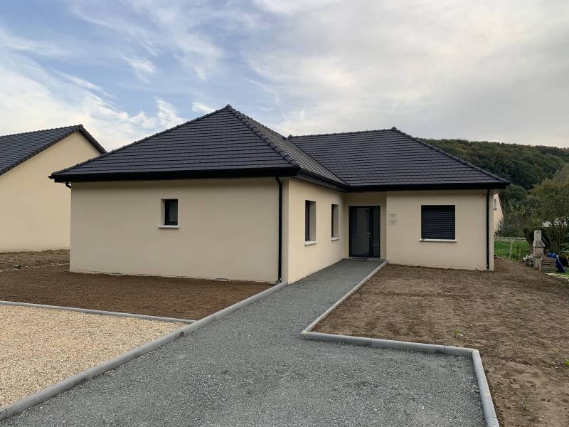 Construction d'une maison contemporaine pour lotissement proche d'Yvetot 76